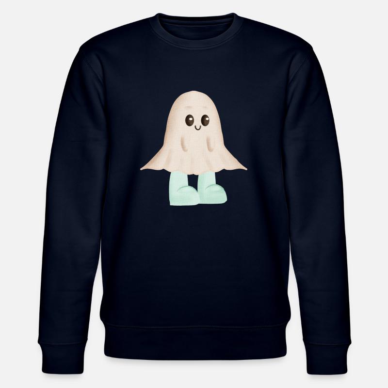 Kleines Gespenst in Stiefeln - Stanley/Stella Unisex Bio-Sweatshirt CHANGER - Navy