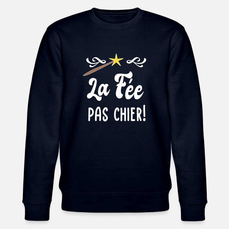 La fée pas chier! - Sweat bio CHANGER Stanley/Stella Unisexe - marine