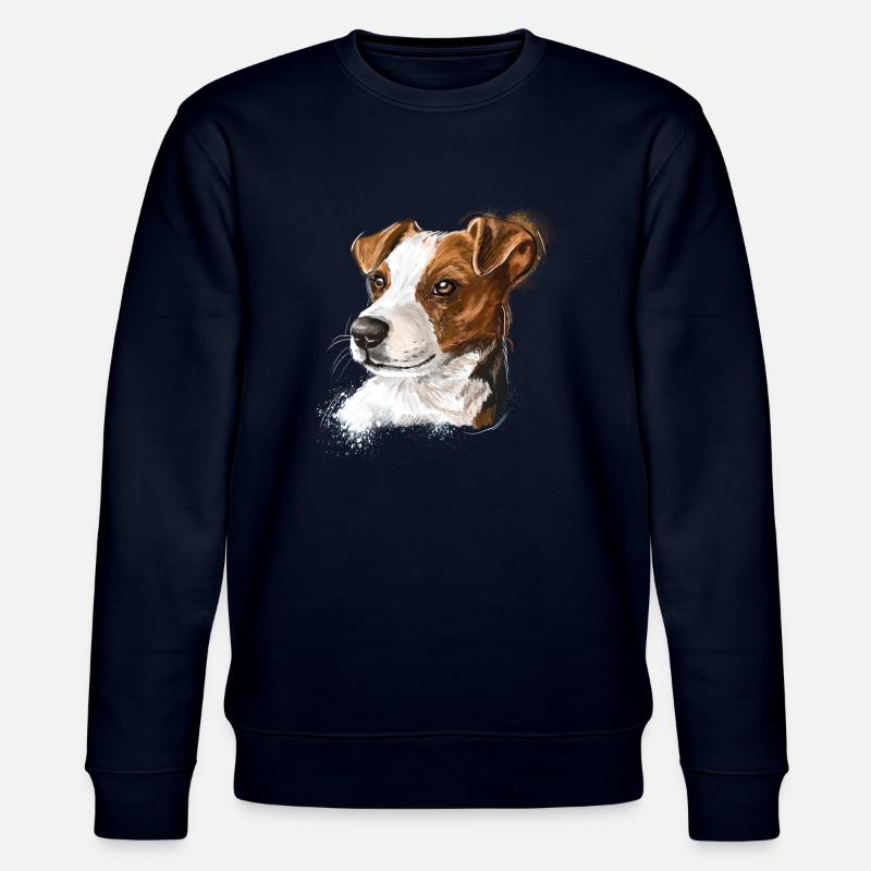 jack russel - Stanley/Stella Unisex Bio-Sweatshirt CHANGER  - Navy