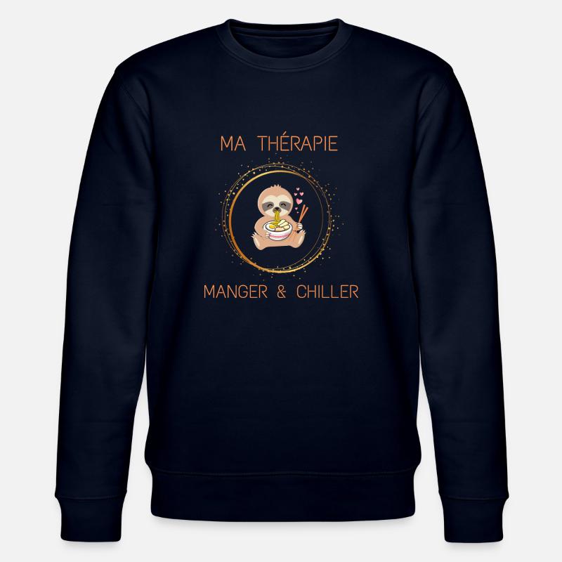 Manger et chiller - Sweat bio CHANGER Stanley/Stella Unisexe - marine