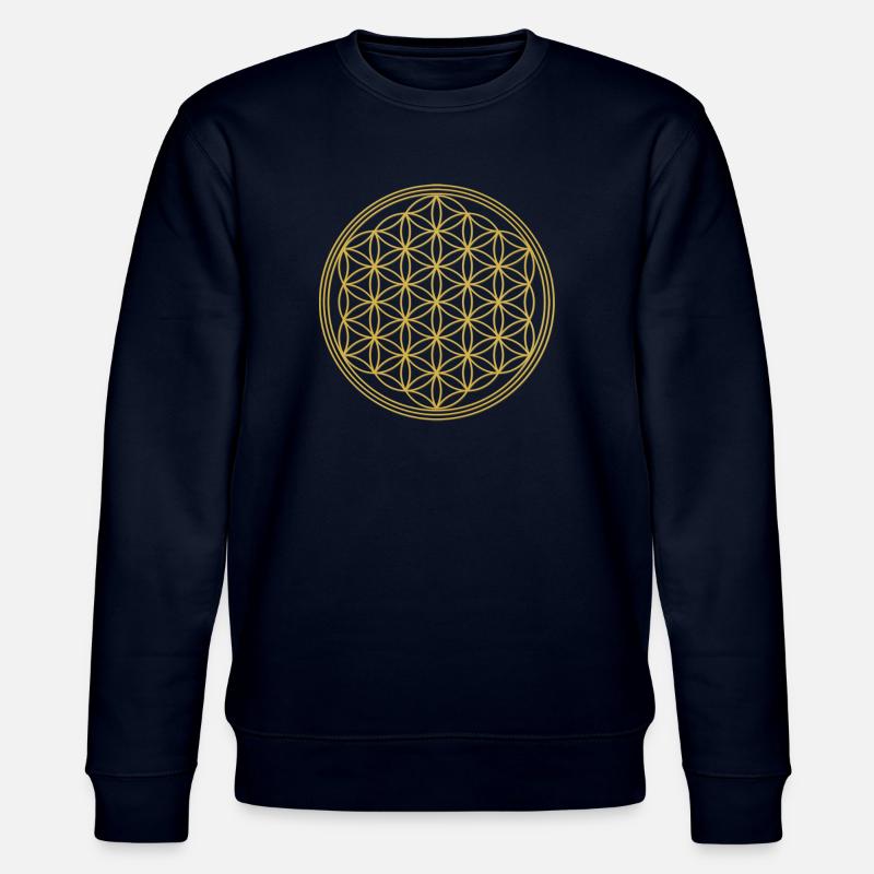 Lebensblume unifarben - Stanley/Stella Unisex Bio-Sweatshirt CHANGER  - Navy