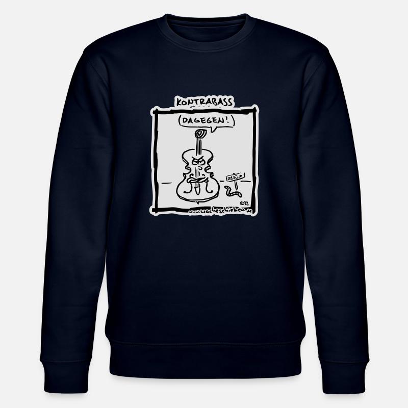 Kontrabass (dagegen) bg - Stanley/Stella Unisex Bio-Sweatshirt CHANGER  - Navy