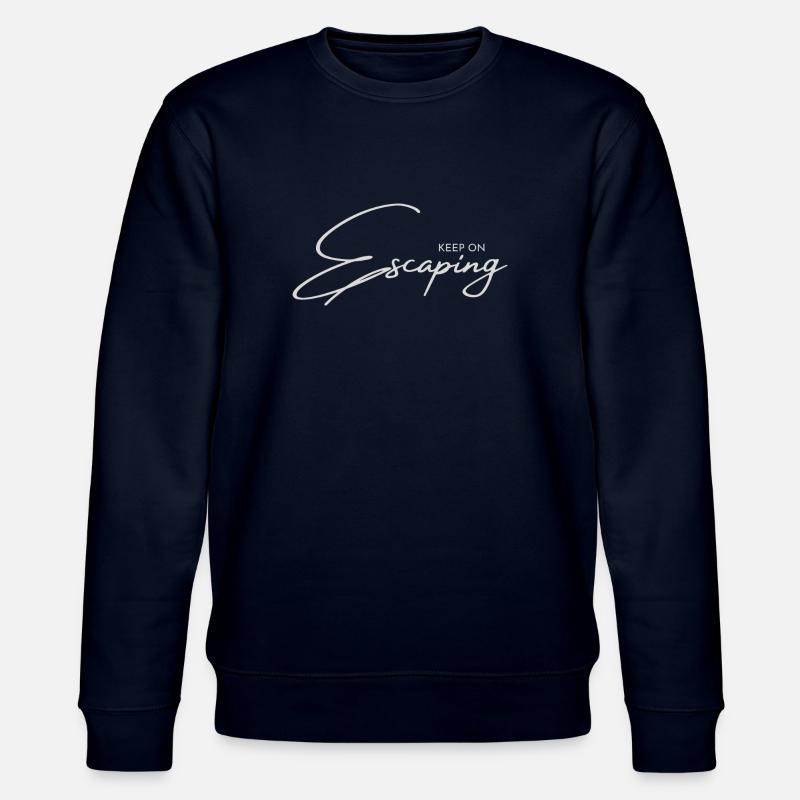 Continuez à échapper T-shirt - Sweat bio CHANGER Stanley/Stella Unisexe - marine