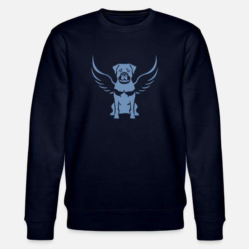 Rottweiler Aile d’ange Silhouette - Sweat bio CHANGER Stanley/Stella Unisexe - marine