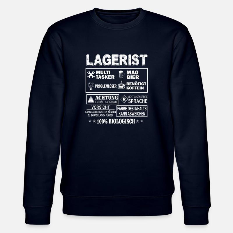 LAGERIST Multitasker - Stanley/Stella Unisex Bio-Sweatshirt CHANGER  - Navy