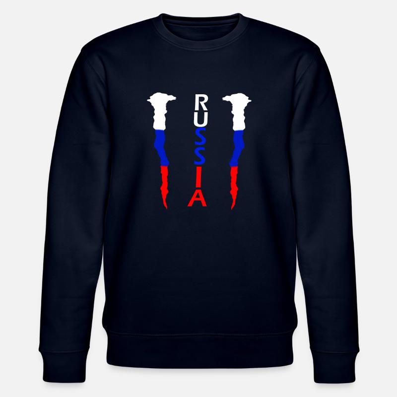 russia_2 - Stanley/Stella Unisex Bio-Sweatshirt CHANGER  - Navy