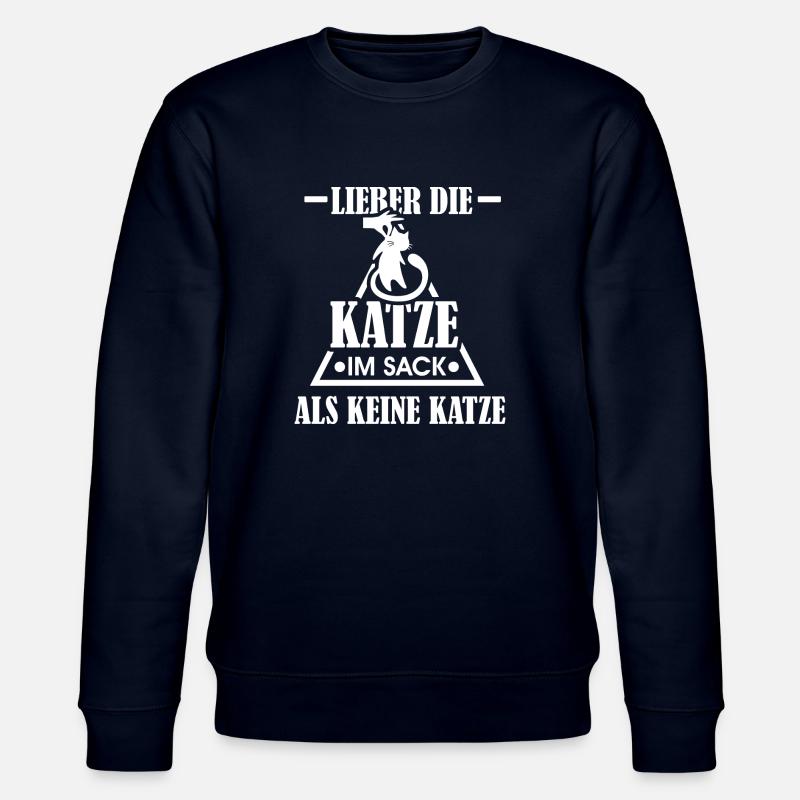 Katze im Sack - Stanley/Stella Unisex Bio-Sweatshirt CHANGER  - Navy