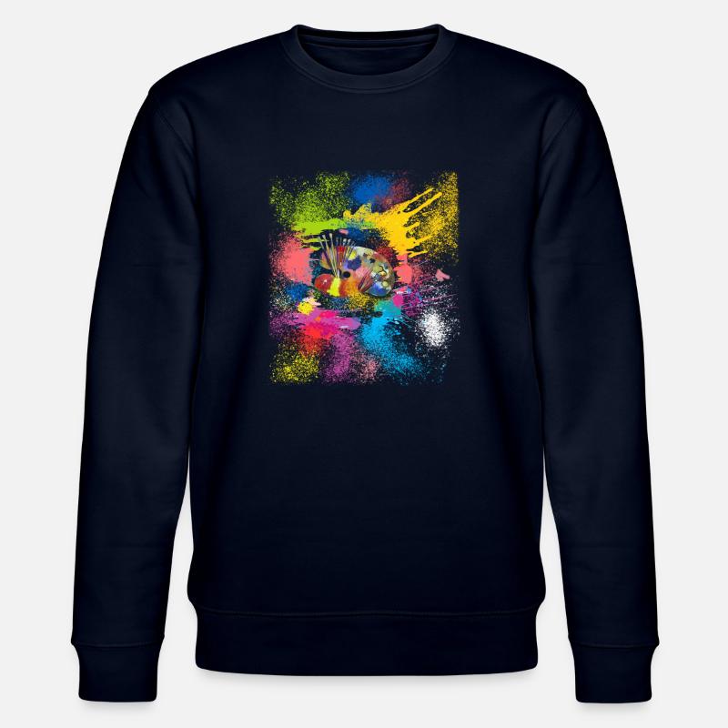 Die Kunst des Malens - Stanley/Stella Unisex Bio-Sweatshirt CHANGER  - Navy