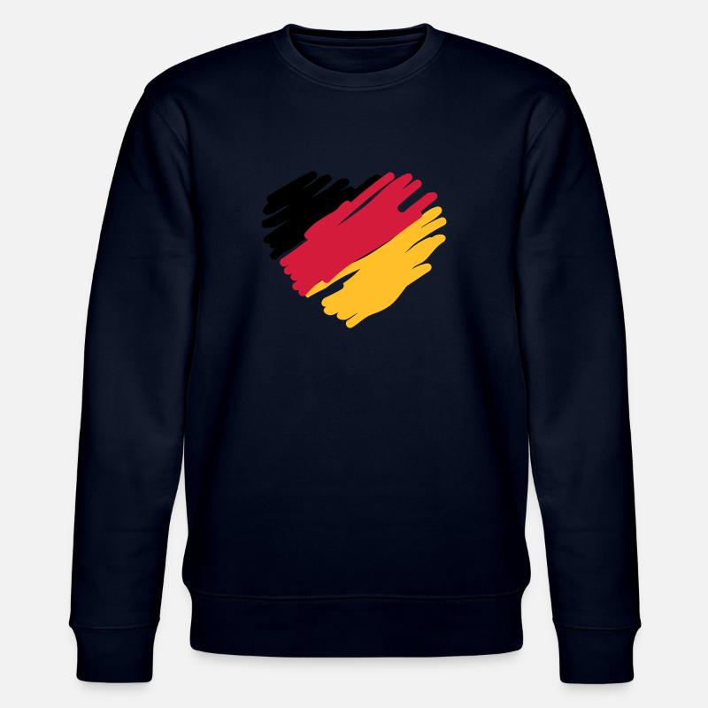 german heart - Stanley/Stella Unisex Bio-Sweatshirt CHANGER  - Navy