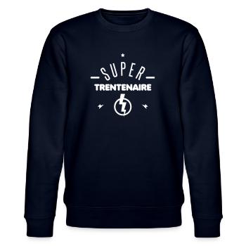 super trentenaire - Sweat bio CHANGER Stanley/Stella Unisexe - marine - Devant - Nik (191cm) & Marisol (170cm)