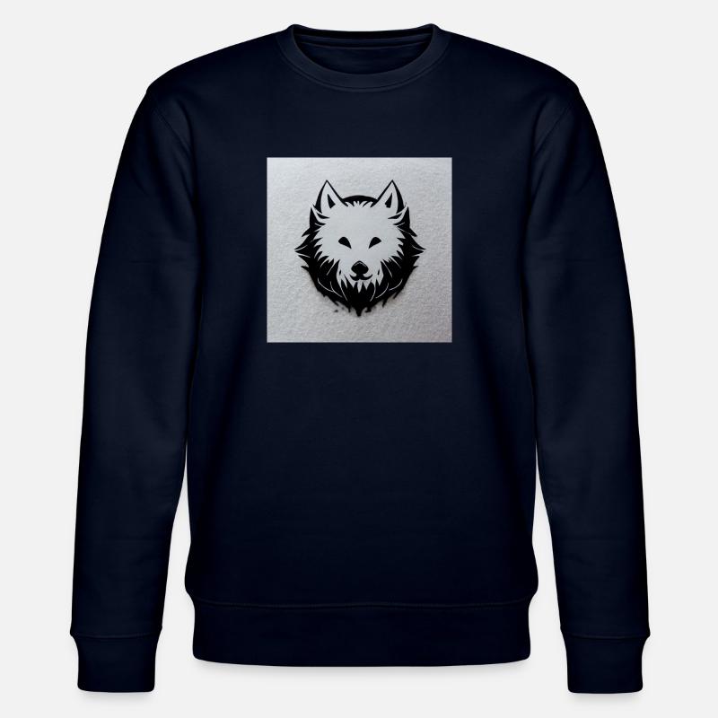 Wolfs Logo - Stanley/Stella Unisex Bio-Sweatshirt CHANGER  - Navy