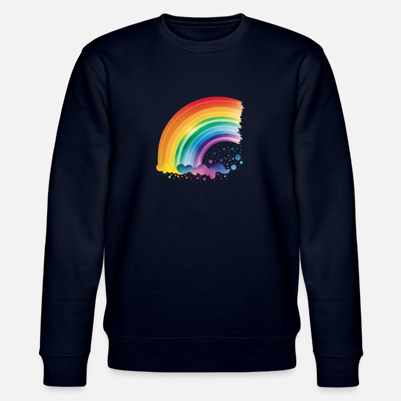 Regenbogen halbrund - Stanley/Stella Unisex Bio-Sweatshirt CHANGER  - Navy