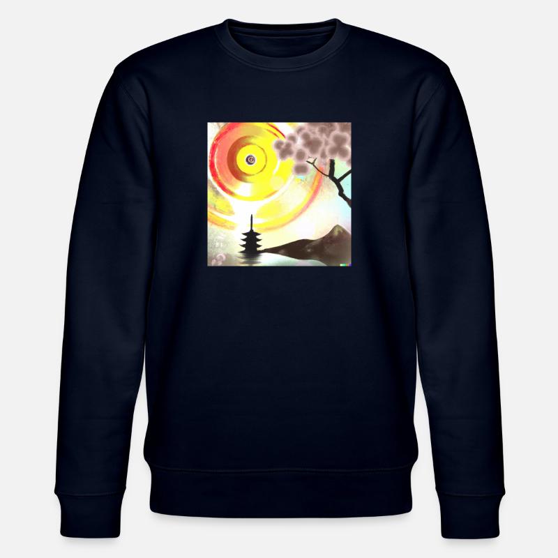 JD Star Artwork No.1 - Stanley/Stella CHANGER Unisex Organic Sweatshirt - navy