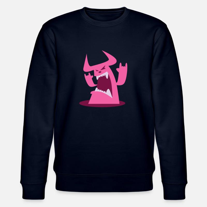devil - Stanley/Stella CHANGER Unisex Organic Sweatshirt - navy