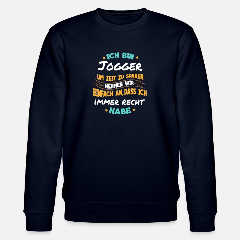 Joggen - Ich bin Jogger - Stanley/Stella Unisex Bio-Sweatshirt CHANGER  - Navy