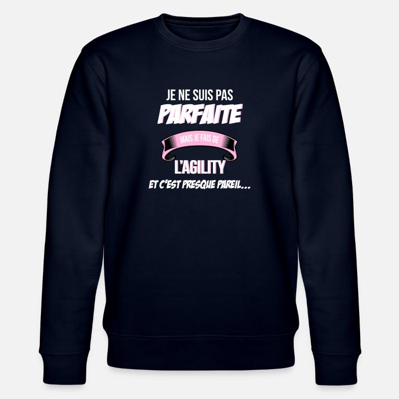 l agility cadeau humour - Sweat bio CHANGER Stanley/Stella Unisexe - marine