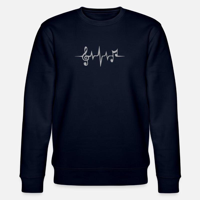 Ligne de notes - Sweat bio CHANGER Stanley/Stella Unisexe - marine