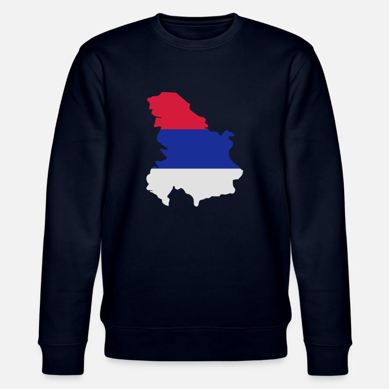 Serbien - Stanley/Stella Unisex Bio-Sweatshirt CHANGER  - Navy