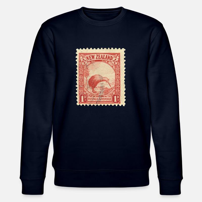 Kiwi Briefmarke - Stanley/Stella Unisex Bio-Sweatshirt CHANGER - Navy