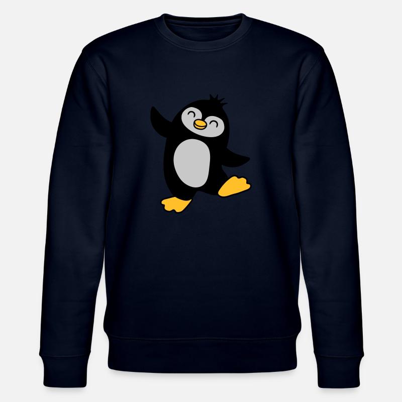 Joyeux pingouin mignon dansant - Sweat bio CHANGER Stanley/Stella Unisexe - marine