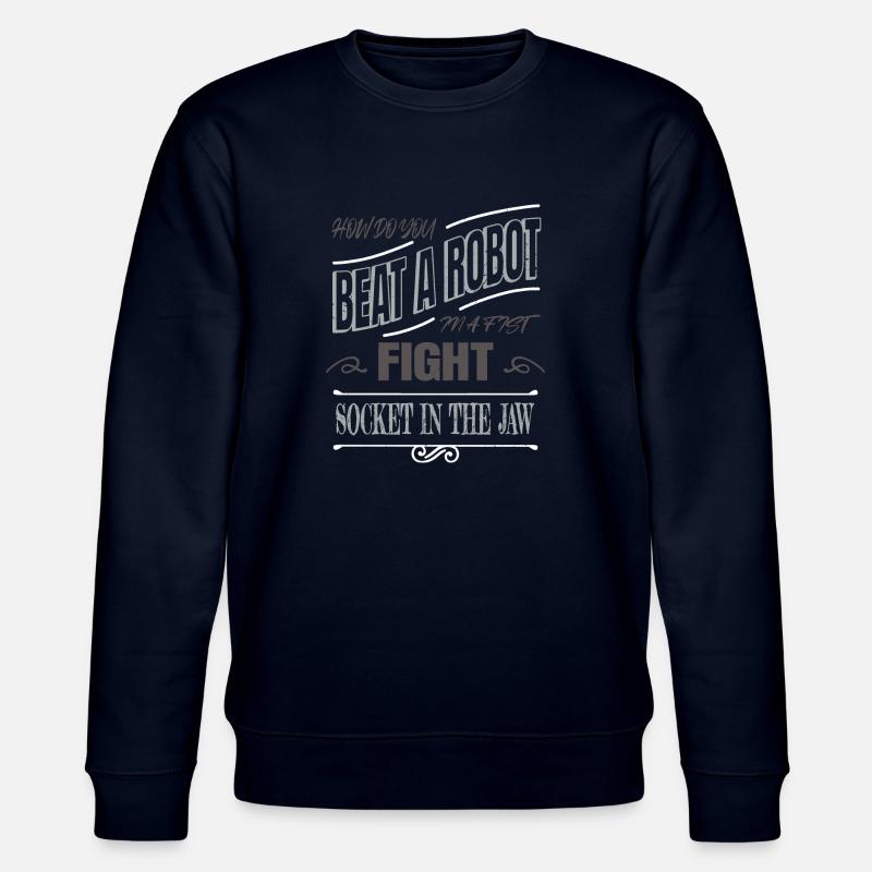 robotics engineering artificial intelligence - Stanley/Stella Unisex Bio-Sweatshirt CHANGER  - Navy