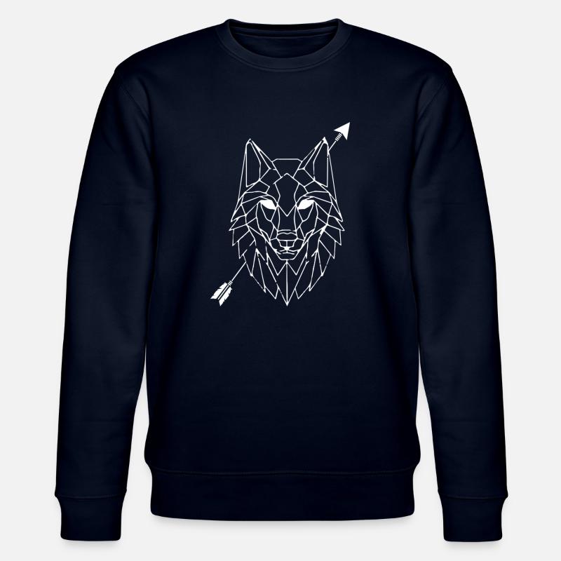 Wolf - Stanley/Stella Unisex Bio-Sweatshirt CHANGER  - Navy