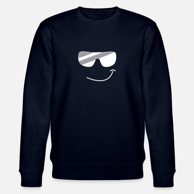 Smiley Cool - Stanley/Stella Unisex Bio-Sweatshirt CHANGER  - Navy