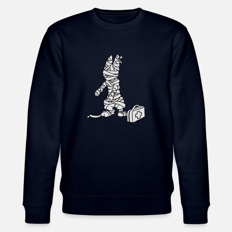 Erste Hilfe Bunny - Stanley/Stella Unisex Bio-Sweatshirt CHANGER  - Navy