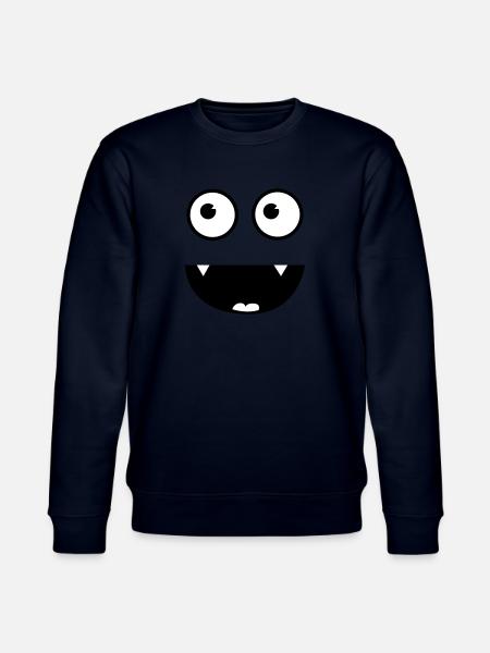 Funny Vampir Monster - Stanley/Stella CHANGER Unisex Organic Sweatshirt - navy