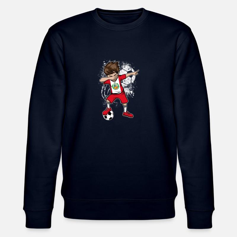 Peru National Team VM WC - Stanley/Stella CHANGER økologisk unisex-sweatshirt - marinen