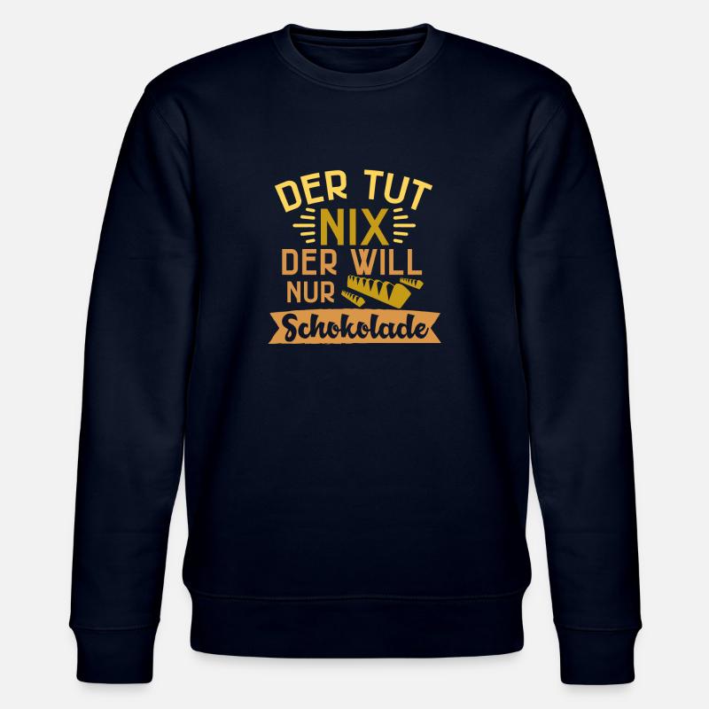 Schokolade - Stanley/Stella Unisex Bio-Sweatshirt CHANGER  - Navy