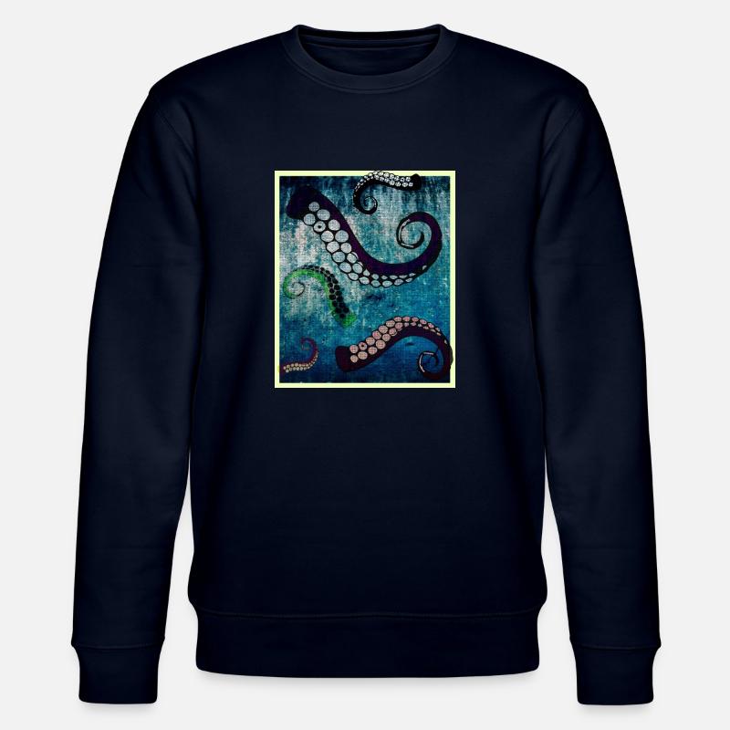 Octopus tentacles - Stanley/Stella CHANGER Unisex Organic Sweatshirt - navy