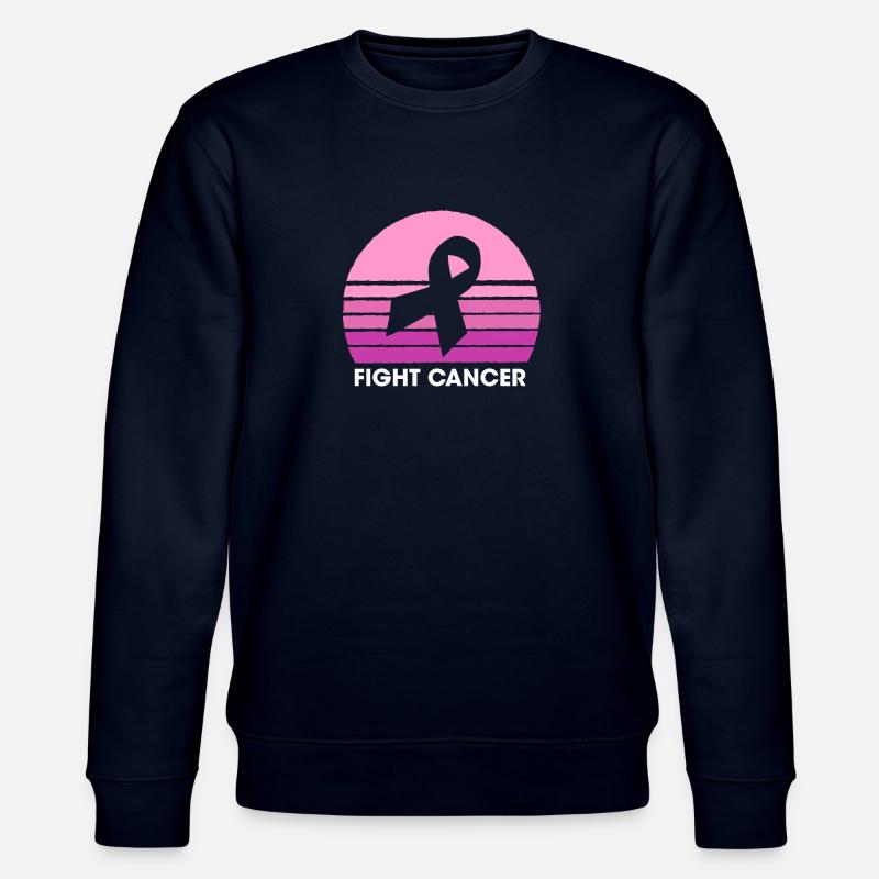 Breast Cancer - Stanley/Stella Unisex Bio-Sweatshirt CHANGER  - Navy
