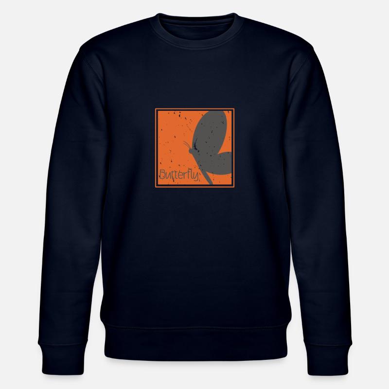 Papillon papillon - Sweat bio CHANGER Stanley/Stella Unisexe - marine