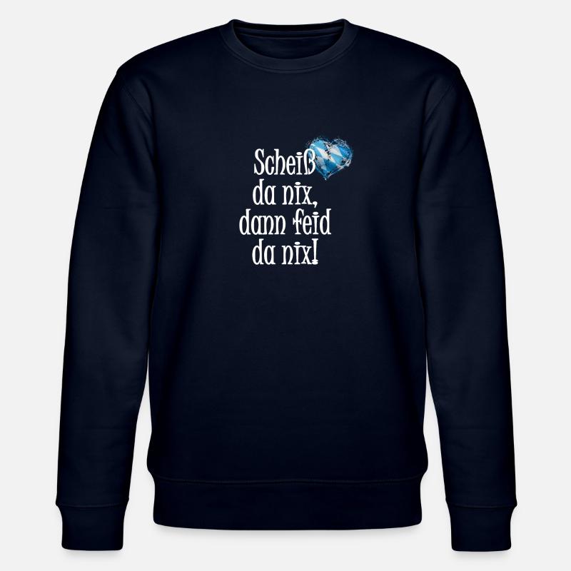 Scheiss da nix Bayern - Stanley/Stella Unisex Bio-Sweatshirt CHANGER - Navy