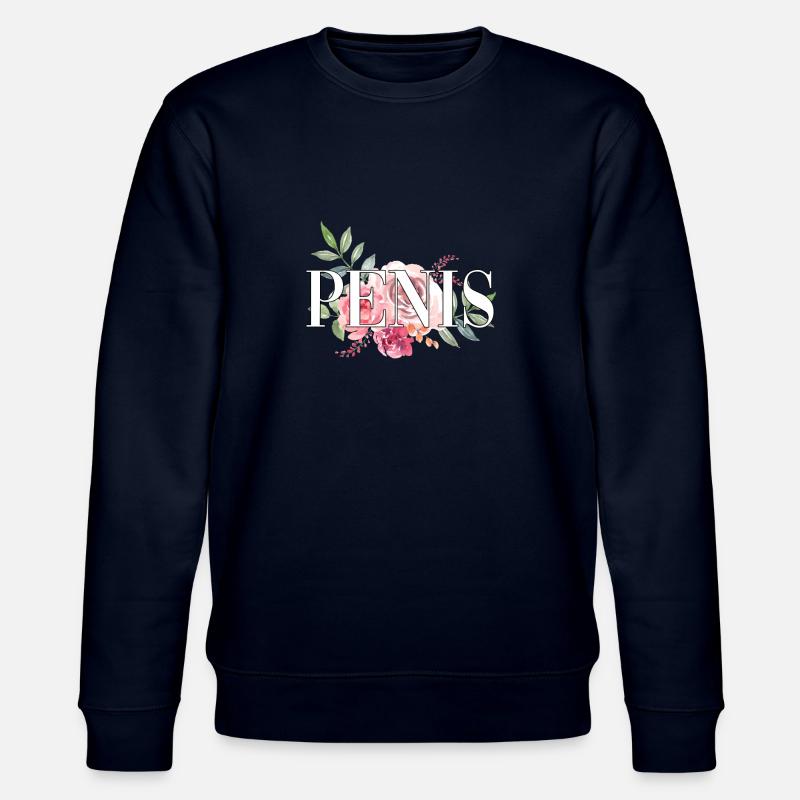 fleurs de pénis - Sweat bio CHANGER Stanley/Stella Unisexe - marine