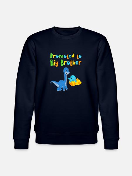 promoted to big brother 2021, son, sister, brother - Stanley/Stella Unisex Bio-Sweatshirt CHANGER - Navy