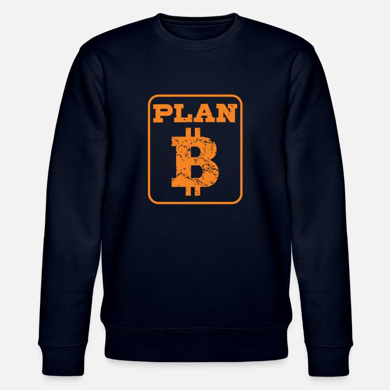 Bitcoin est notre plan B - Sweat bio CHANGER Stanley/Stella Unisexe - marine