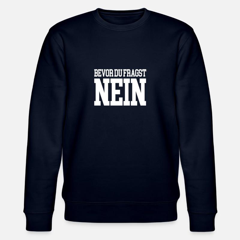 Bevor du fragst NEIN - Stanley/Stella Unisex Bio-Sweatshirt CHANGER - Navy