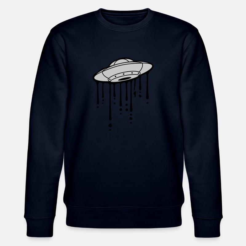 Graffiti Drops UFO Mystère - Sweat bio CHANGER Stanley/Stella Unisexe - marine