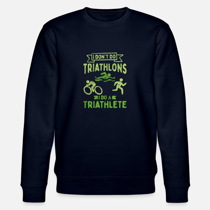 Triathlon Triathlet - Stanley/Stella Unisex Bio-Sweatshirt CHANGER  - Navy
