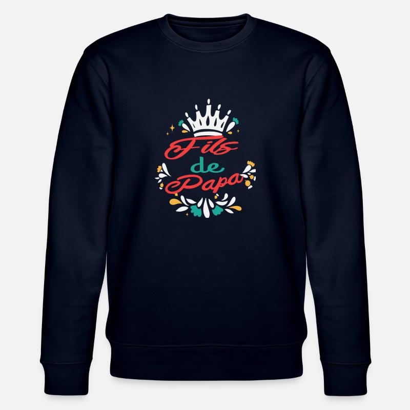 Fils de papa - Sweat bio CHANGER Stanley/Stella Unisexe - marine