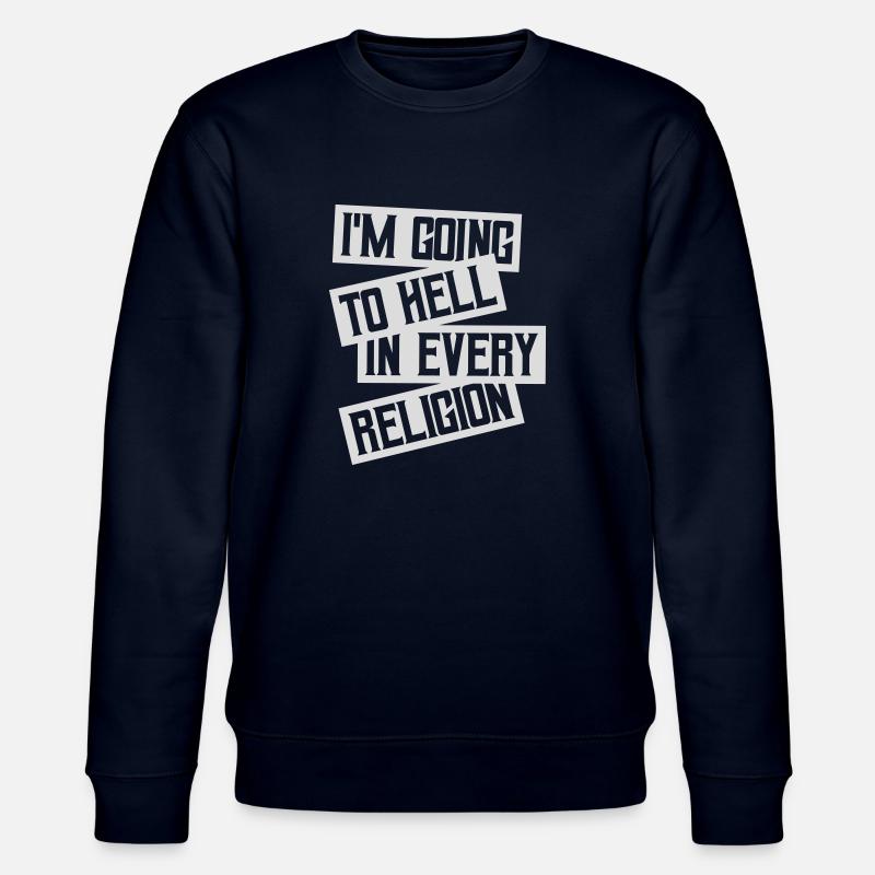 im going to hell - Stanley/Stella Unisex Bio-Sweatshirt CHANGER - Navy