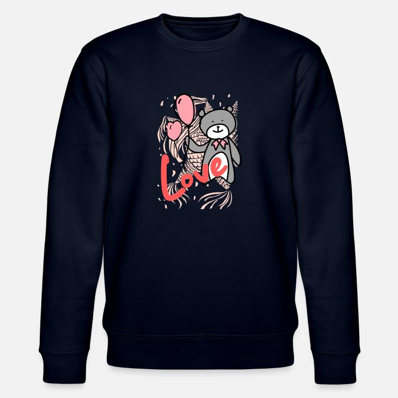 Amour - Salutations d’amour - Sweat bio CHANGER Stanley/Stella Unisexe - marine