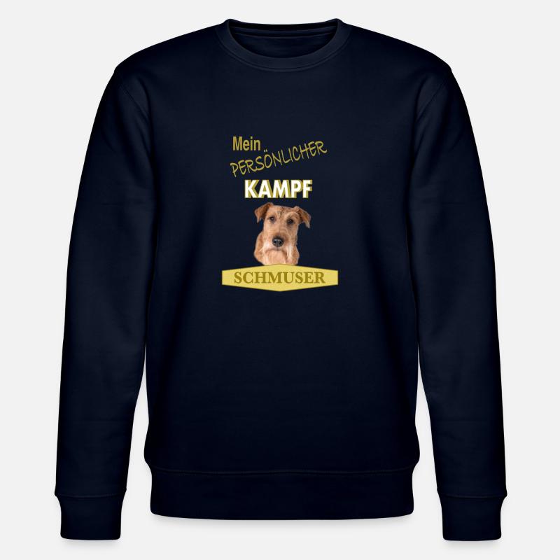 Persönlicher Kampfschmuser - Irish Terrier - Stanley/Stella Unisex Bio-Sweatshirt CHANGER - Navy