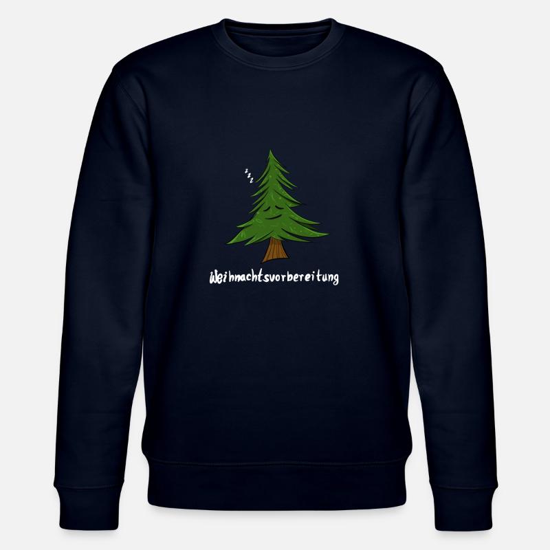 Schlafender Tannenbaum - Stanley/Stella Unisex Bio-Sweatshirt CHANGER  - Navy