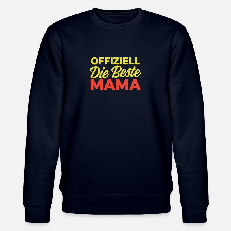 Mama Mutter Best Mom - Stanley/Stella Unisex Bio-Sweatshirt CHANGER  - Navy
