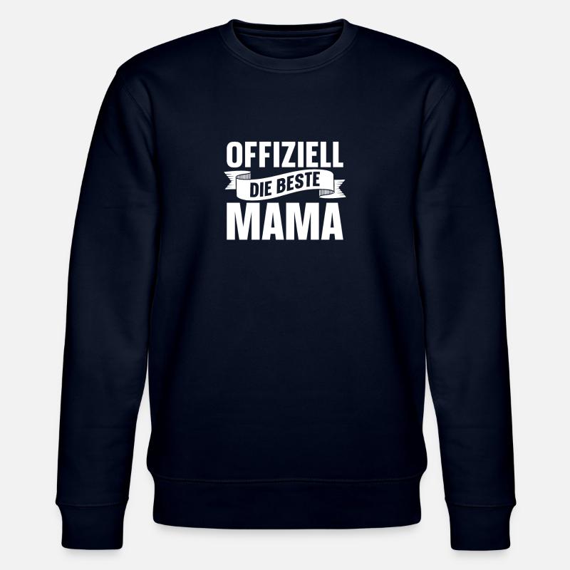 Mama Mutter Best Mom - Stanley/Stella CHANGER Unisex Organic Sweatshirt - navy