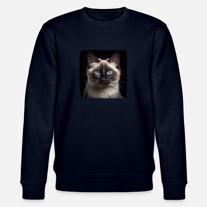Balinese Cat Balinesenkatze - Stanley/Stella Unisex Bio-Sweatshirt CHANGER  - Navy
