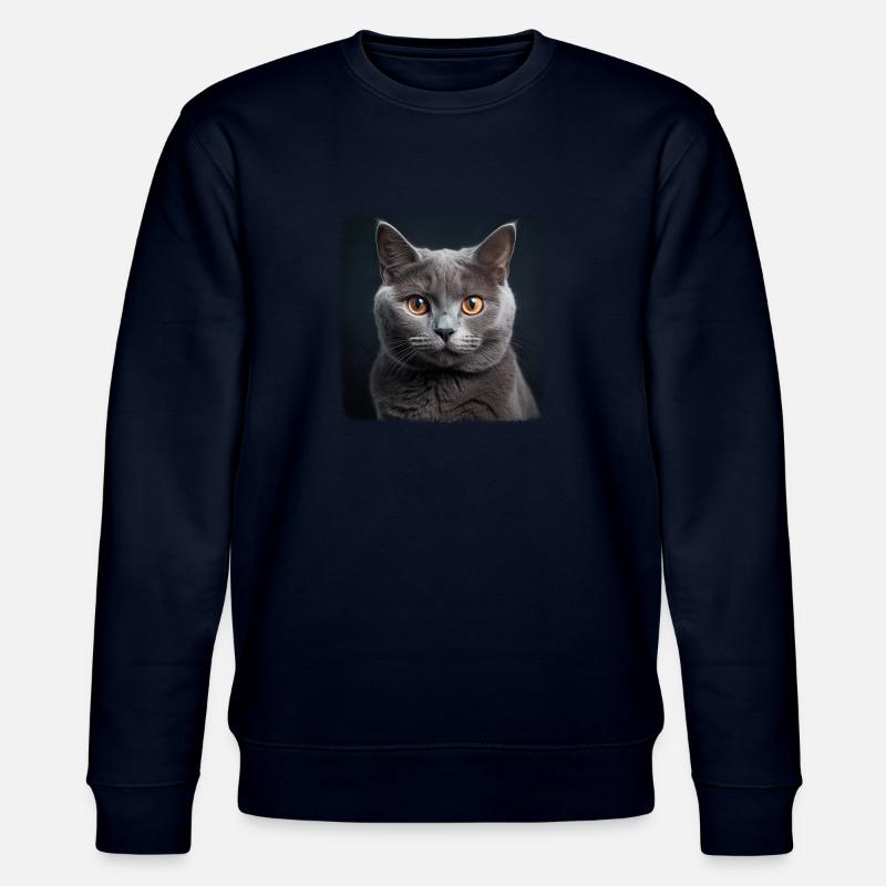 Chat Chartreux Chat Chartreux - Sweat bio CHANGER Stanley/Stella Unisexe - marine